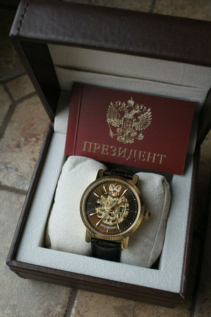 Russian President 4506150 Mechanical Automatic Men's Wrist Watch Poljot