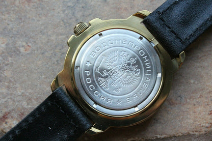 Vostok Komandirsky Military Wrist Watch # 439313 NEW