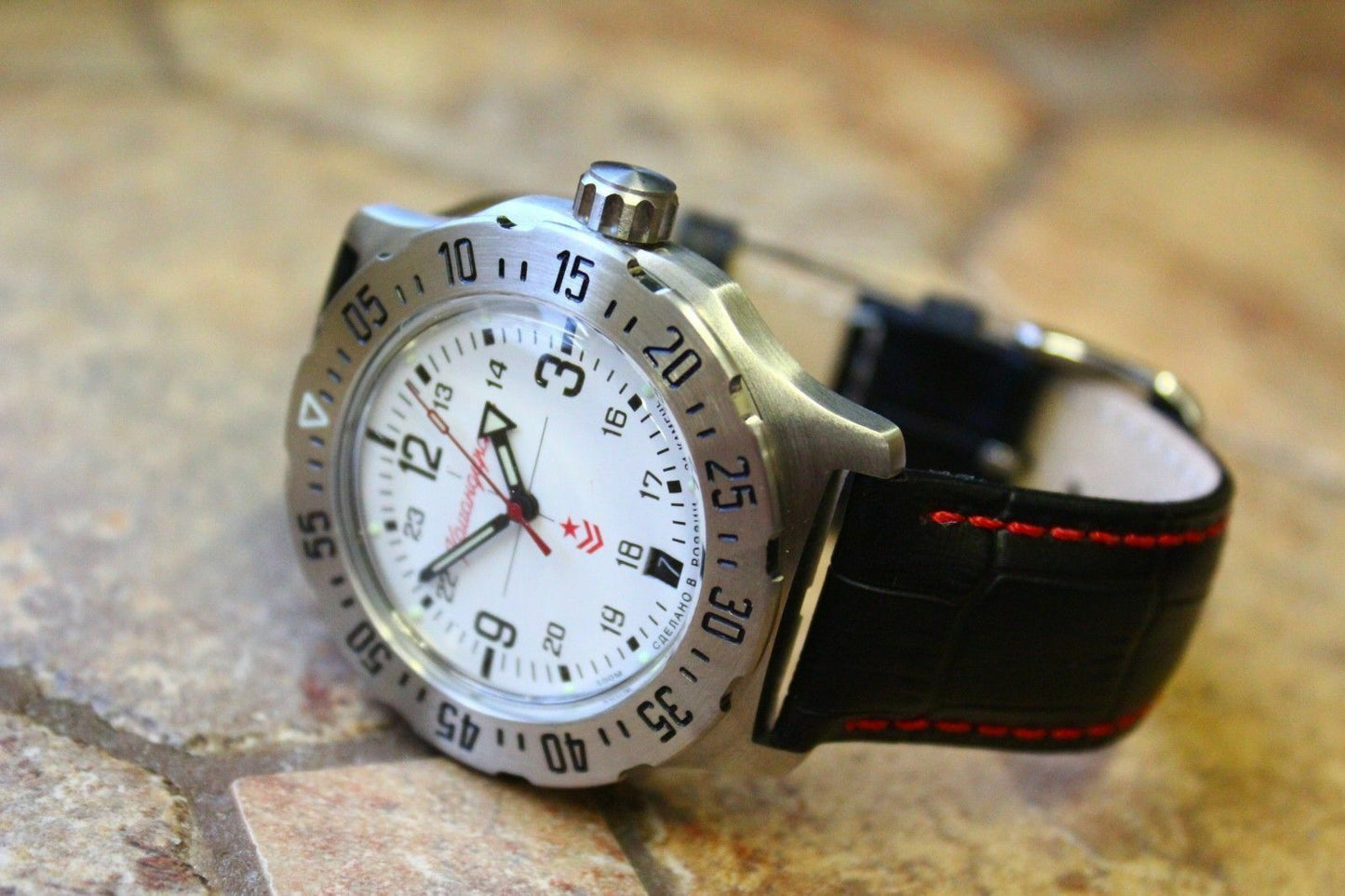 Vostok Komandirsky Mechanical Automatic Wrist Watch K-35 350514