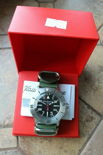 Vostok Komandirsky Mechanical Automatic Wrist Watch K-35 350747