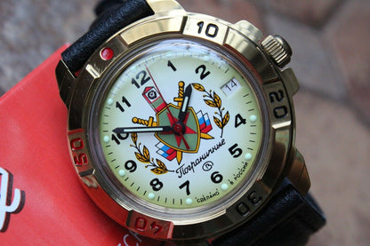 Vostok Komandirsky Military Wrist Watch 439878