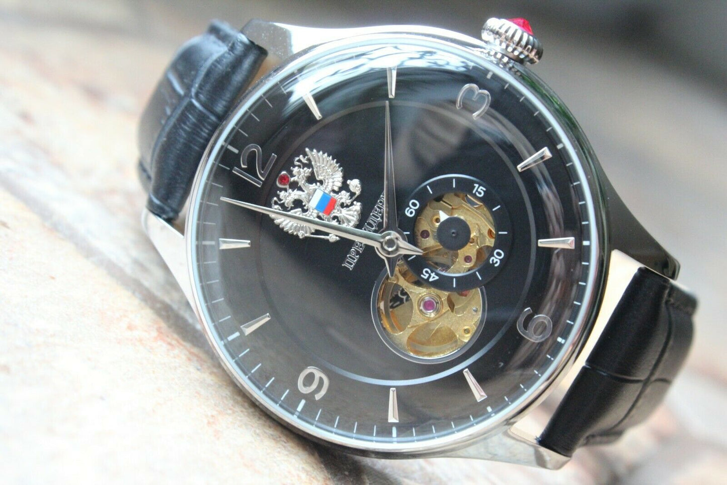Russian President 6500050 Mechanical Automatic Men's Wrist Watch Poljot
