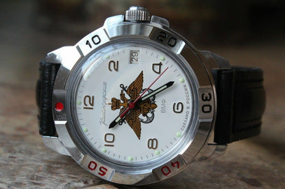 Vostok Komandirsky Military Wrist Watch # 431829 NEW