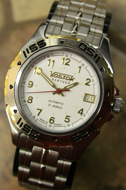 Russian Mechanical Automatic Wrist Watch Vostok Partner 301733