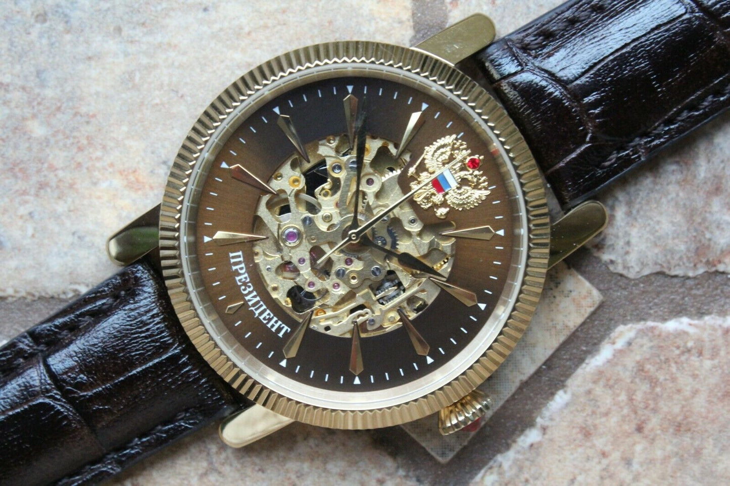 Russian President 4506150 Mechanical Automatic Men's Wrist Watch Poljot