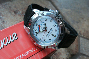 Vostok Komandirsky Military Wrist Watch # 431241 NEW