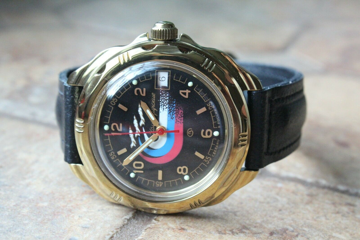 Vostok Komandirsky 219260 Mechanical Russian Military Wrist Watch Air Force