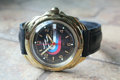 Vostok Komandirsky 219260 Mechanical Russian Military Wrist Watch Air Force