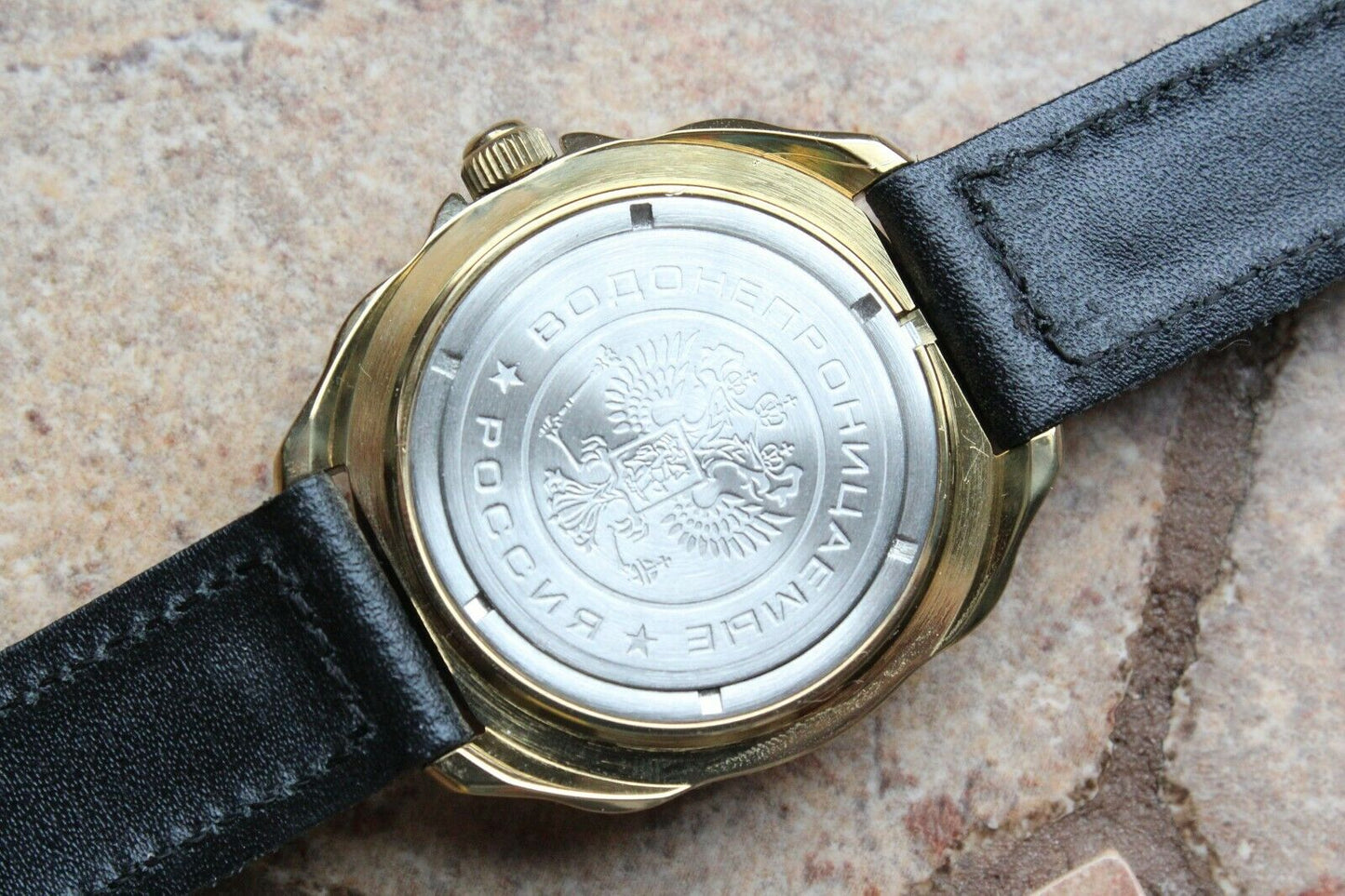 Vostok Komandirsky 219646 Russian Mechanical Military Wrist Watch Tricolour
