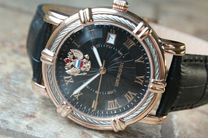 Russian President 4459473 Mechanical Automatic Men's Wrist Watch Poljot