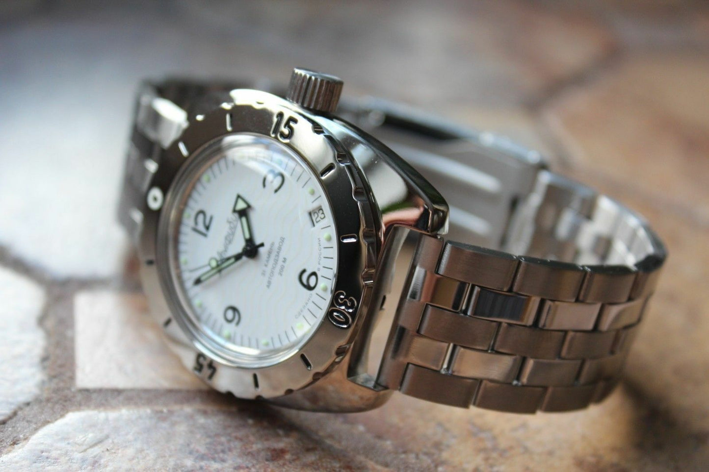 Russian Mechanical Automatic Wrist Watch VOSTOK AMPHIBIAN DIVER 150349