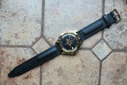 Vostok Komandirsky Military Wrist Watch # 439630 NEW