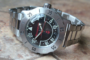 Russian Mechanical Automatic Wrist Watch VOSTOK Komandirsky K-35 350617