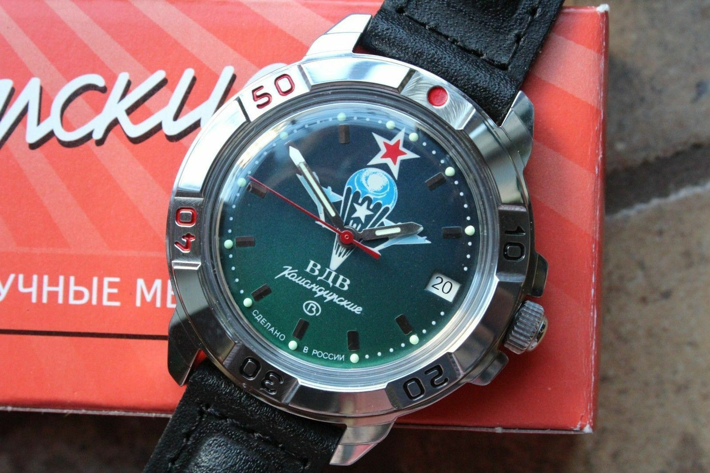 Vostok Komandirsky Mechanical Manual Winding Wrist Watch 431021