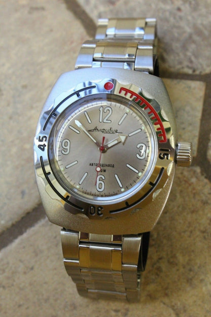 Russian Mechanical Automatic Wrist Watch VOSTOK AMPHIBIAN DIVER 090661