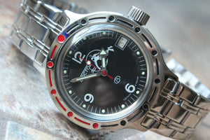 Russian Mechanical Automatic Wrist Watch VOSTOK AMPHIBIAN DIVER 420634