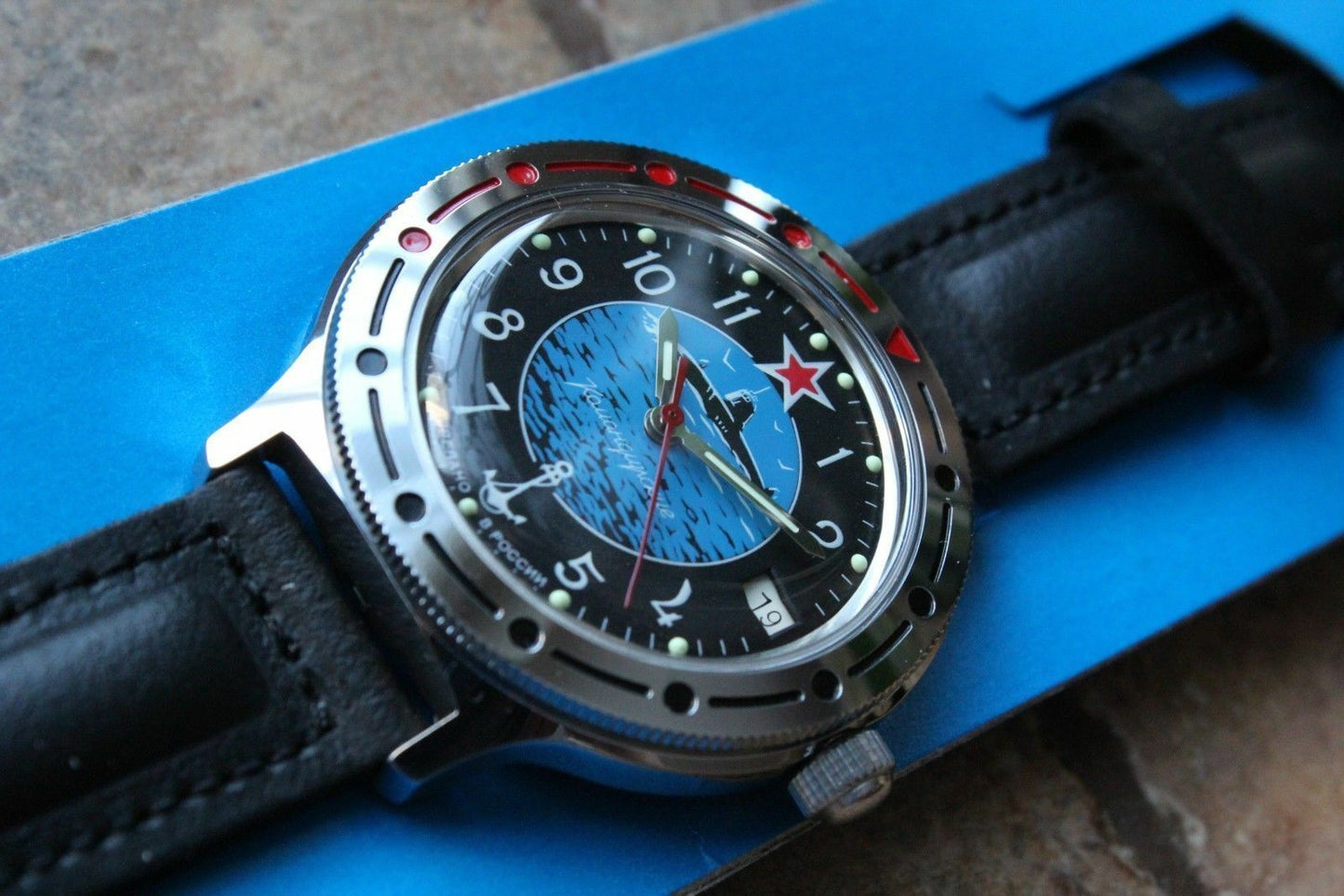 Vostok Komandirsky Mechanical Automatic Military Wrist Watch 921163