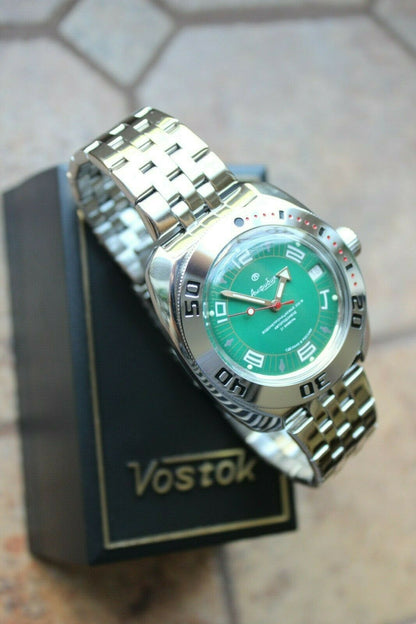 Russian Mechanical Automatic Wrist Watch VOSTOK AMPHIBIAN DIVER 710405