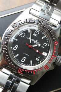 Vostok Amphibian Russian Auto diver wrist watch 110909