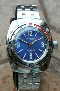 Russian Mechanical Automatic Wrist Watch VOSTOK AMPHIBIAN DIVER 090659