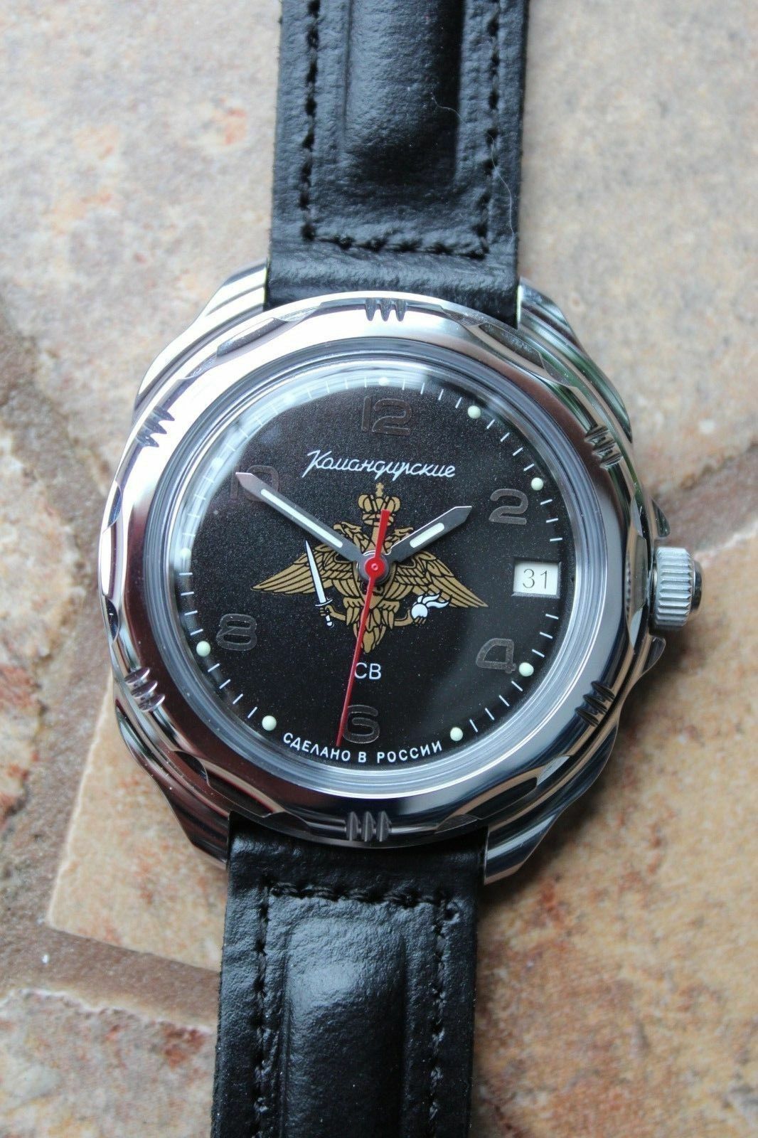 Vostok Komandirsky Russian Military Wrist Watch 211627