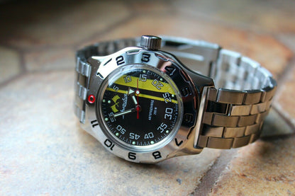 Russian Mechanical Automatic Wrist Watch VOSTOK AMPHIBIAN DIVER 100652