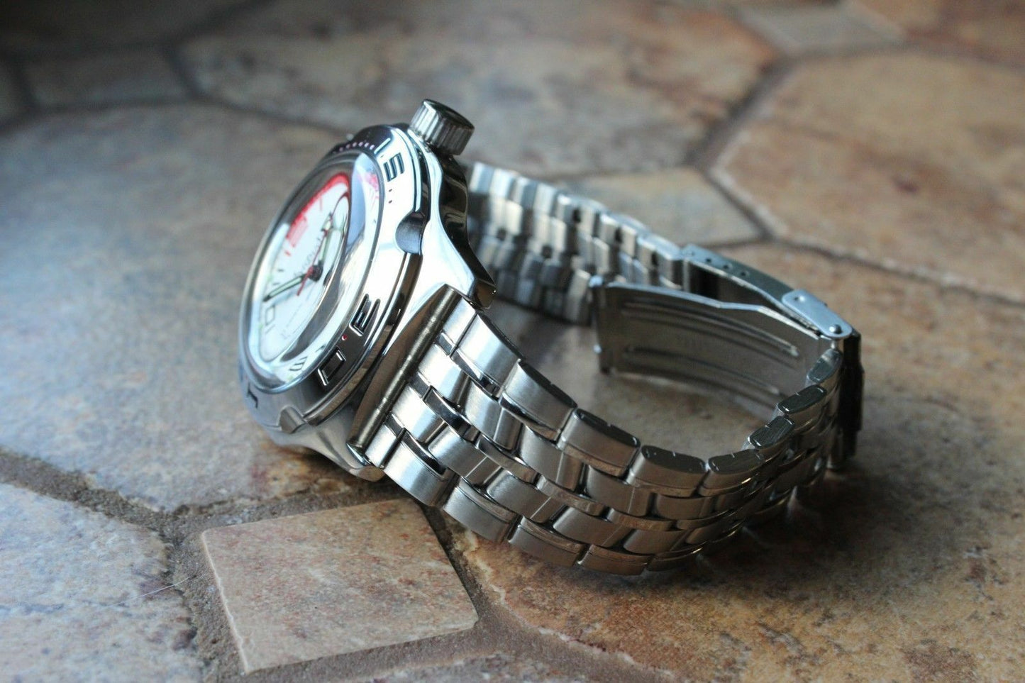 Russian Mechanical Automatic Wrist Watch VOSTOK AMPHIBIAN DIVER 100472