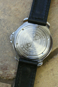 Vostok Komandirsky Russian Mechanical Military Wrist Watch Submarine 811831