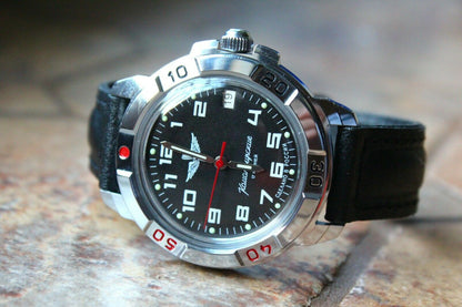 Vostok Komandirsky Military Wrist Watch # 431941 NEW