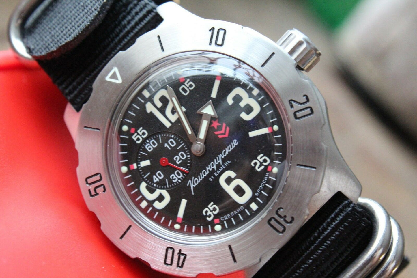 Vostok Komandirsky Mechanical Automatic Wrist Watch K-35 350748