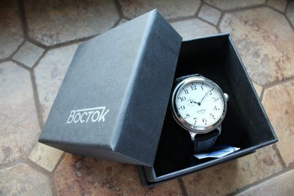 Vostok Komandirsky Auto Russian K-43 Retro wristwatches # 550946 New
