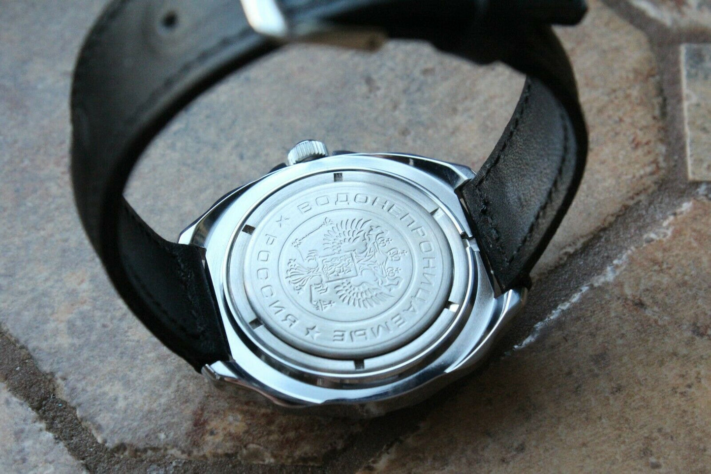 Vostok Komandirsky Russian Military Wrist Watch Submarine 211289