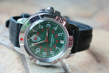 Load image into Gallery viewer, Vostok Komandirsky Russian Military Wrist Watch Border Troops PV # 431950 NEW
