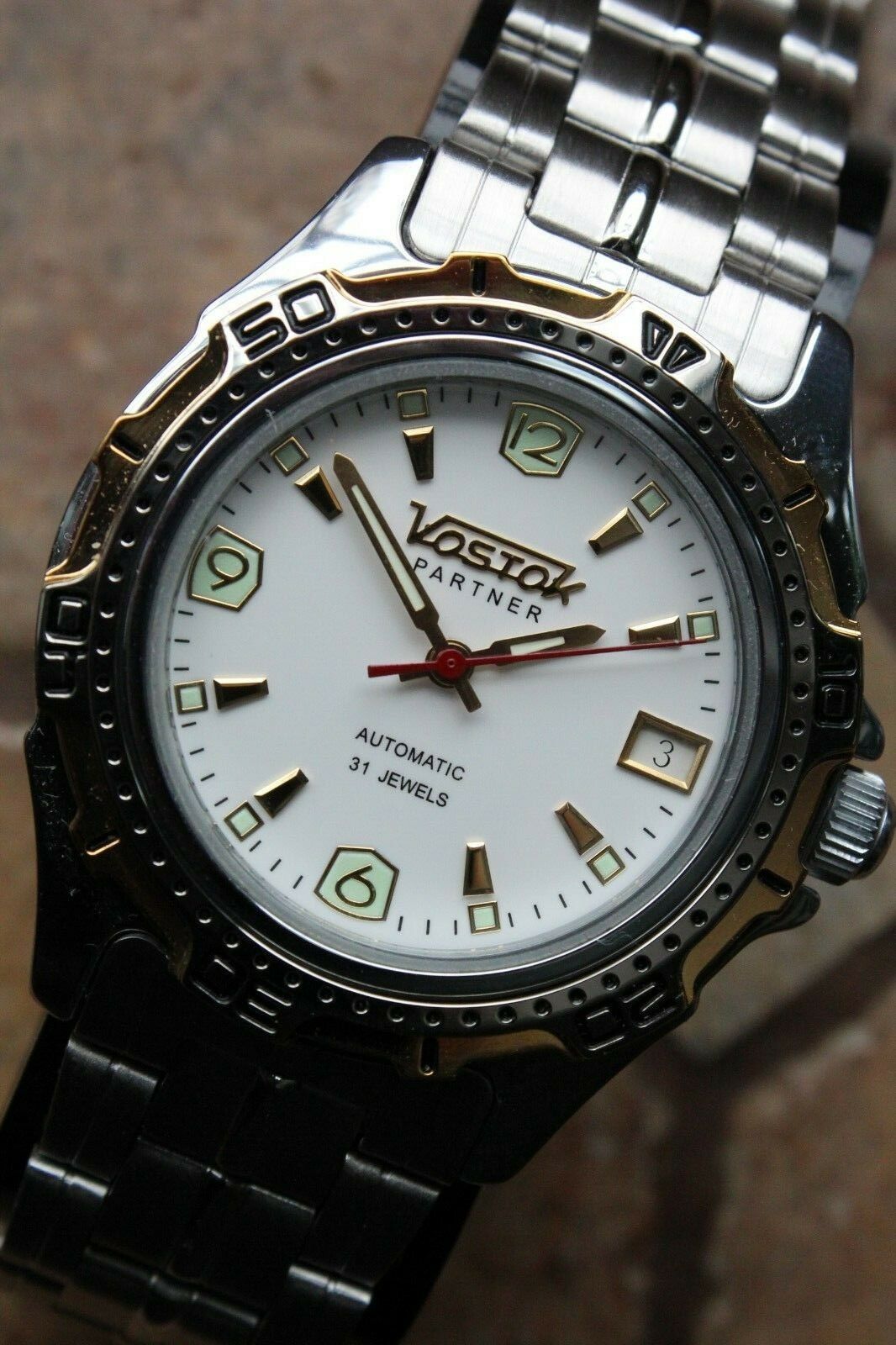 Russian Mechanical Automatic Wrist Watch Vostok Partner 301150