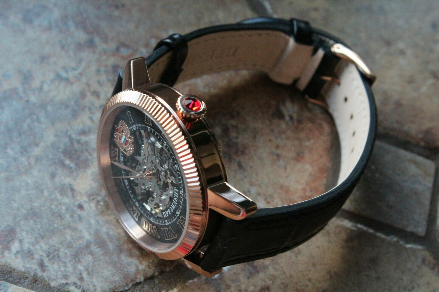 Russian President 4509171 Mechanical Automatic Men's Wrist Watch Poljot