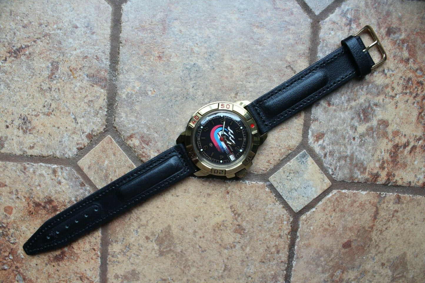 Vostok Komandirsky Military Wrist Watch # 439260 NEW