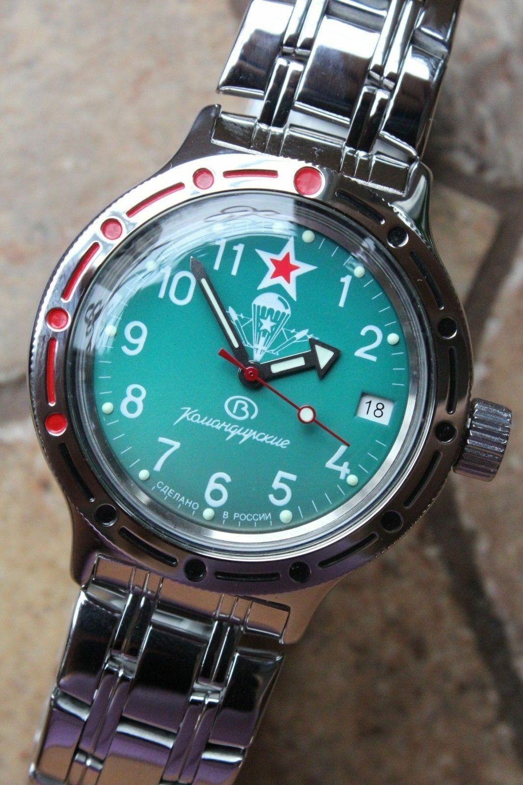 Russian Mechanical Automatic Wrist Watch VOSTOK AMPHIBIAN DIVER 420307