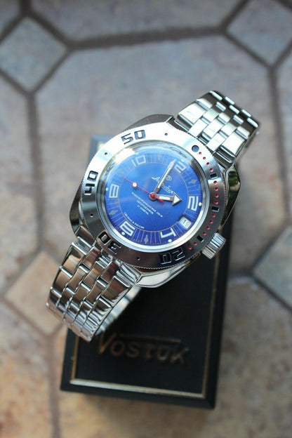 Russian Mechanical Automatic Wrist Watch VOSTOK AMPHIBIAN DIVER 710406