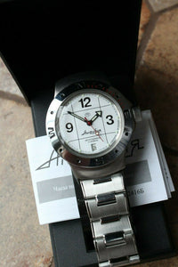 Vostok Amphibian Mechanical Automatic Russian diver wrist watch 060487