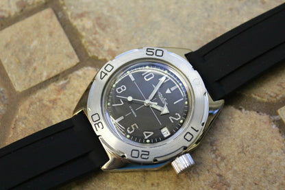 Russian Mechanical Automatic Wrist Watch VOSTOK AMPHIBIAN DIVER 670921