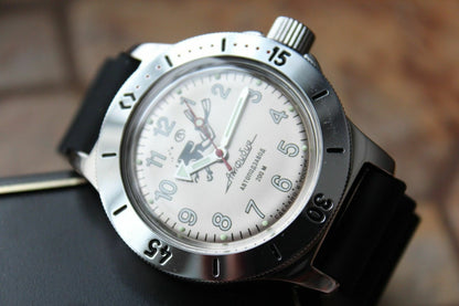 Russian Mechanical Automatic Wrist Watch VOSTOK AMPHIBIAN DIVER 120658