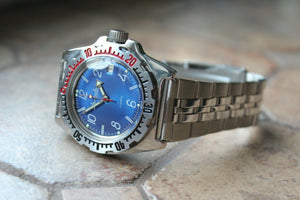Russian Mechanical Automatic Wrist Watch VOSTOK AMPHIBIAN DIVER 110908