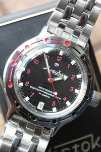 Russian Mechanical Automatic Wrist Watch VOSTOK AMPHIBIAN DIVER 420280