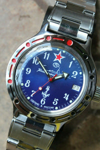 Russian Mechanical Automatic Wrist Watch VOSTOK AMPHIBIAN DIVER 420289