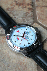 Vostok Komandirsky Russian Military Wrist Watch # 431066 NEW