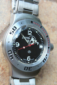 Vostok Amphibian Russian diver wrist watch 060634