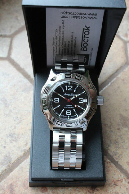 Russian Mechanical Automatic Wrist Watch VOSTOK AMPHIBIAN DIVER 100315