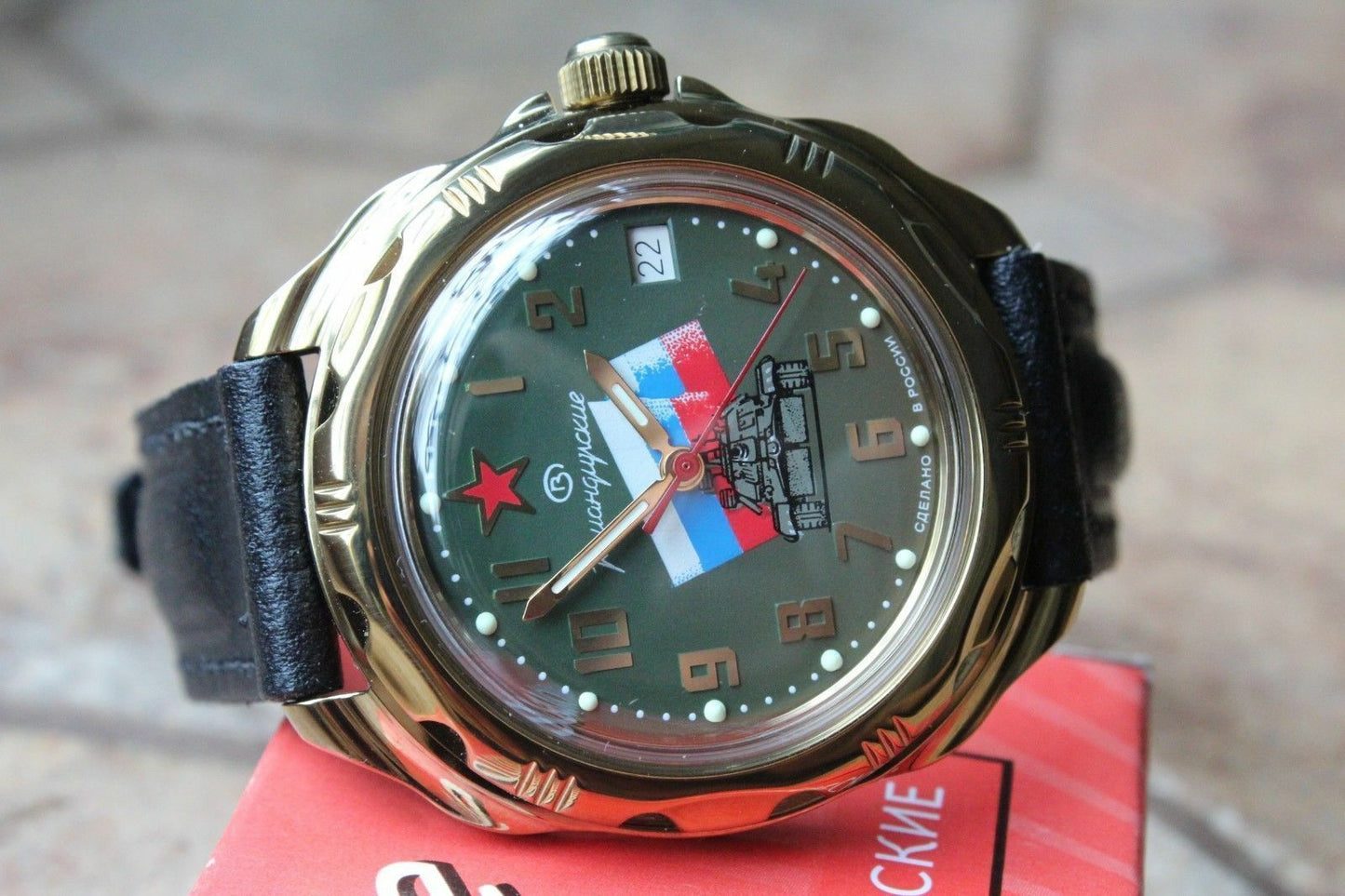 Vostok Komandirsky Russian Military Wrist Watch 219435