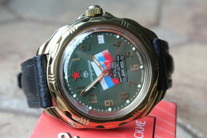 Vostok Komandirsky Russian Military Wrist Watch 219435
