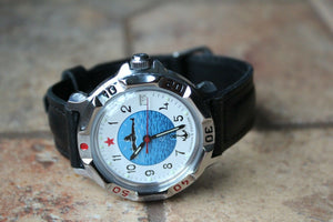 Vostok Komandirsky Russian Mechanical Military Wrist Watch Submarine 811055